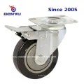 Medium Duty PVC Caster with Side Brake